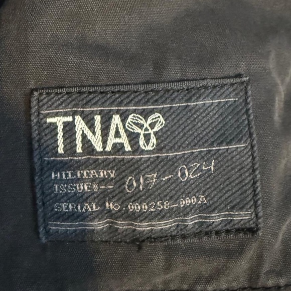 TNA Black Military Issue Wool-Lined Parka with Hood – Size Small - Picture 3 of 15